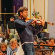 Lawrence Power, Patrick Hahn and the RSNO in rehearsal &copy; RSNO | Clara Cowen