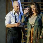 John Brancy (Onegin) and Verity Wingate (Tatyana) &copy; James Glossop