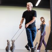 Will Tuckett, choreographer and director, and Eleanor Copping, dancer, rehearsing The Snowman © Johan Persson