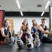 The company rehearsing The Snowman &copy; Johan Persson