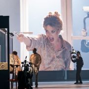 Allison Cook (Mrs X.E.), Matthew McKinney and Mariam Wallentin (Angels) &copy; Tristram Kenton