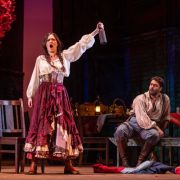 Charlotte Kelso (Carmen) and Gerard Schneider (Don José) &copy; Andrew Beveridge | AsbCreative