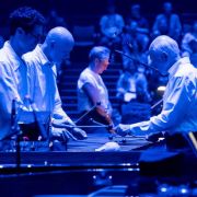 The Steve Reich Ensemble in Music for 18 Musicians: Staged Variations &copy; Stephanie Berger