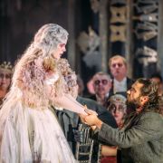 Trine Møller (Turandot) and Victor Starsky (Calaf) &copy; Mihaela Bodlovic