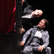Alex Esposito (Méphistophélès) and Vittorio Grigolo (Faust) &copy; Brescia e Amisano | Teatro alla Scala