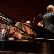 Yunchan Lim and Marin Alsop with the Philadelphia Orchestra (from 2025) &copy; Margo Reed