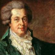 The disputed "Edlinger Mozart" portrait (c 1790), possibly the last portrait of the composer &copy; Wikicommons