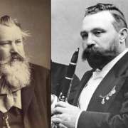 Johannes Brahms and Richard Mühlfeld © Wikicommons